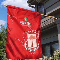 Custom Equatorial Guinea Football Garden Flag Allez Nzalang Nacional - Red Version