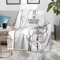 Custom Equatorial Guinea Football Blanket Allez Nzalang Nacional - White Version