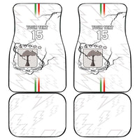 Custom Equatorial Guinea Football Car Mats Allez Nzalang Nacional - White Version