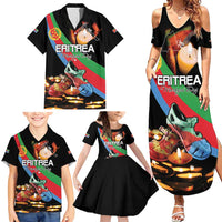 Personalized Eritrea Martyrs Day Family Matching Summer Maxi Dress and Hawaiian Shirt Candlelight Vigil Shida Shoes
