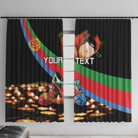 Personalized Eritrea Martyrs Day Window Curtain Candlelight Vigil Shida Shoes