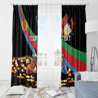Personalized Eritrea Martyrs Day Window Curtain Candlelight Vigil Shida Shoes