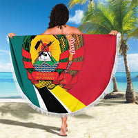 Personalized Mozambique Beach Blanket 50 Years Anniversary Independence Day