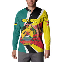 Personalized Mozambique Button Sweatshirt 50 Years Anniversary Independence Day