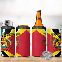 Personalized Mozambique 4 in 1 Can Cooler Tumbler 50 Years Anniversary Independence Day