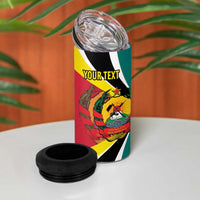 Personalized Mozambique 4 in 1 Can Cooler Tumbler 50 Years Anniversary Independence Day