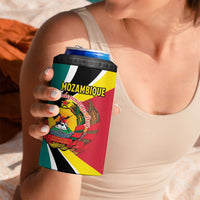 Personalized Mozambique 4 in 1 Can Cooler Tumbler 50 Years Anniversary Independence Day