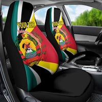 Personalized Mozambique Car Seat Cover 50 Years Anniversary Independence Day