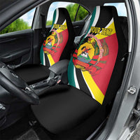Personalized Mozambique Car Seat Cover 50 Years Anniversary Independence Day