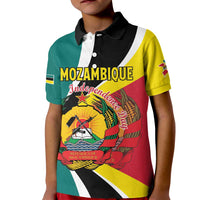 Personalized Mozambique Kid Polo Shirt 50 Years Anniversary Independence Day