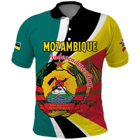 Personalized Mozambique Polo Shirt 50 Years Anniversary Independence Day