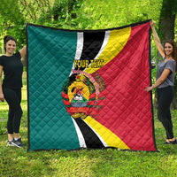 Personalized Mozambique Quilt 50 Years Anniversary Independence Day