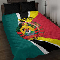 Personalized Mozambique Quilt Bed Set 50 Years Anniversary Independence Day