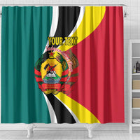 Personalized Mozambique Shower Curtain 50 Years Anniversary Independence Day