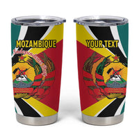 Personalized Mozambique Tumbler Cup 50 Years Anniversary Independence Day