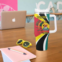 Personalized Mozambique Tumbler With Handle 50 Years Anniversary Independence Day