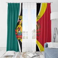 Personalized Mozambique Window Curtain 50 Years Anniversary Independence Day