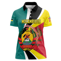 Personalized Mozambique Women Polo Shirt 50 Years Anniversary Independence Day