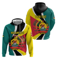 Personalized Mozambique Zip Hoodie 50 Years Anniversary Independence Day