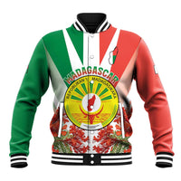 Personalized Madagasikara Baseball Jacket Seal With Poinciana