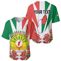 Personalized Madagasikara Baseball Jersey Seal With Poinciana