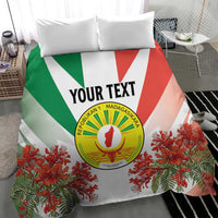 Personalized Madagasikara Bedding Set Seal With Poinciana