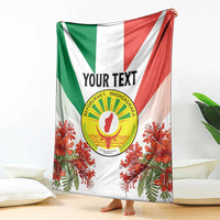 Personalized Madagasikara Blanket Seal With Poinciana