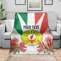 Personalized Madagasikara Blanket Seal With Poinciana