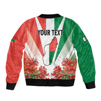 Personalized Madagasikara Bomber Jacket Seal With Poinciana
