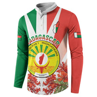 Personalized Madagasikara Button Sweatshirt Seal With Poinciana