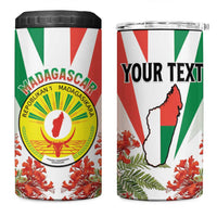 Personalized Madagasikara 4 in 1 Can Cooler Tumbler Seal With Poinciana