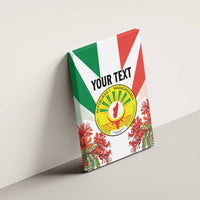 Personalized Madagasikara Canvas Wall Art Seal With Poinciana