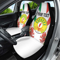 Personalized Madagasikara Car Seat Cover Seal With Poinciana