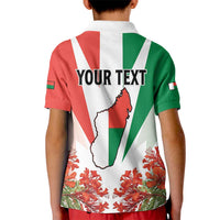 Personalized Madagasikara Kid Polo Shirt Seal With Poinciana