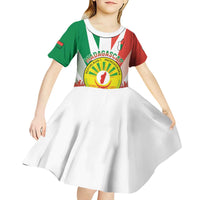 Personalized Madagasikara Kid Short Sleeve Dress Seal With Poinciana
