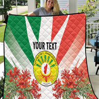 Personalized Madagasikara Quilt Seal With Poinciana