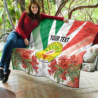 Personalized Madagasikara Quilt Seal With Poinciana