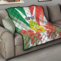 Personalized Madagasikara Quilt Seal With Poinciana