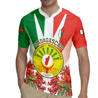 Personalized Madagasikara Rugby Jersey Seal With Poinciana