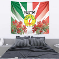 Personalized Madagasikara Tapestry Seal With Poinciana