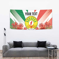 Personalized Madagasikara Tapestry Seal With Poinciana