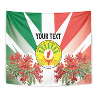 Personalized Madagasikara Tapestry Seal With Poinciana