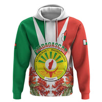 Personalized Madagasikara Zip Hoodie Seal With Poinciana