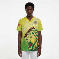 Custom Senegal Lions of Teranga Scrub Top Rise to Glory