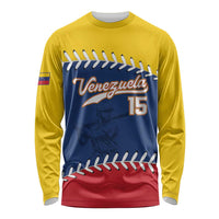 Custom Venezuela Baseball Champions Long Sleeve Shirt Vinotinto Glory 2026