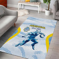 Argentina Rugby Custom Area Rug Pumas Mascot - Sporty Style