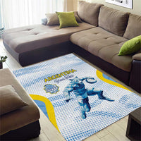 Argentina Rugby Custom Area Rug Pumas Mascot - Sporty Style