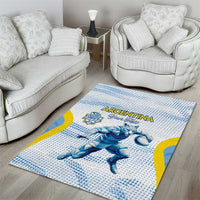 Argentina Rugby Custom Area Rug Pumas Mascot - Sporty Style