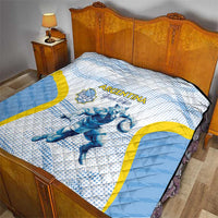 Argentina Rugby Custom Quilt Pumas Mascot - Sporty Style