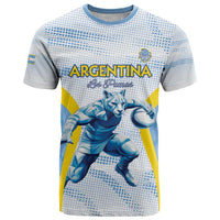 Argentina Rugby Custom T Shirt Pumas Mascot - Sporty Style